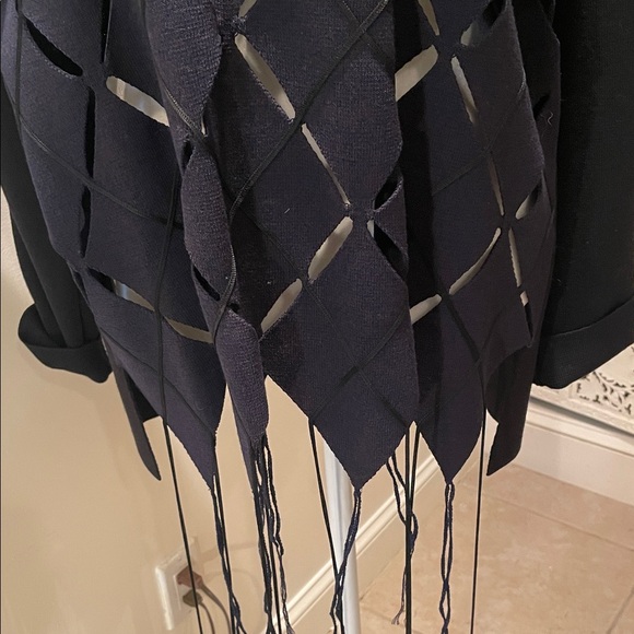 Proenza Schouler navy blue thick wool Knit Sweater - Picture 8 of 11